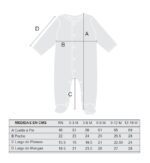 Enterizo Estrellas Gris - Imagen 2