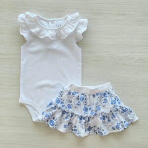 Conjunto Body más Falda Blue