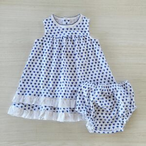 Vestido más bombachita Corazones