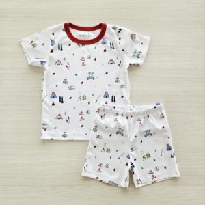 Pijama manga corta Skate Christmas