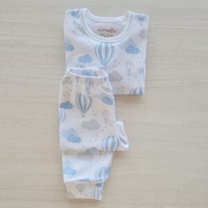Pijama M/L 2 piezas Capadoccia Celeste