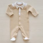 Enterizo Beige Jacquard