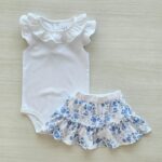 Conjunto Body más Falda Blue