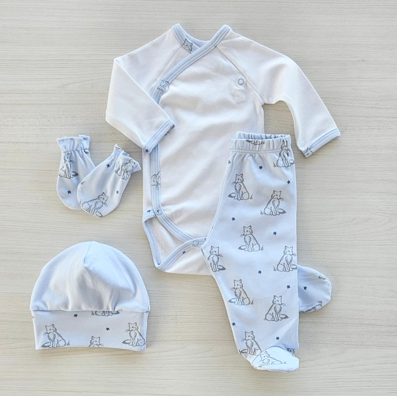 ajuar10 Set de Regalo - Zorritos - Imagen 1