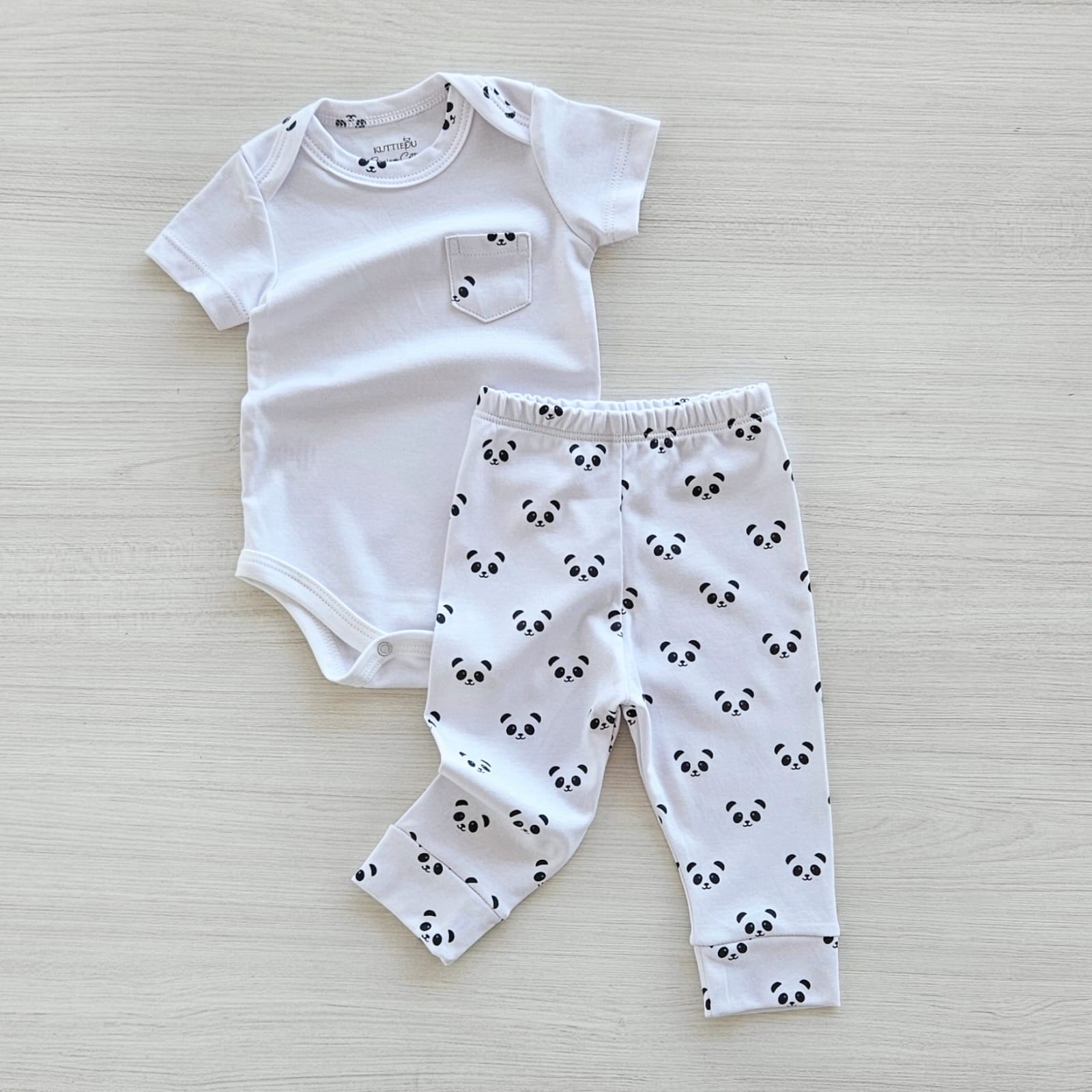 set09 Conjunto manga corta Pandas - Imagen 1
