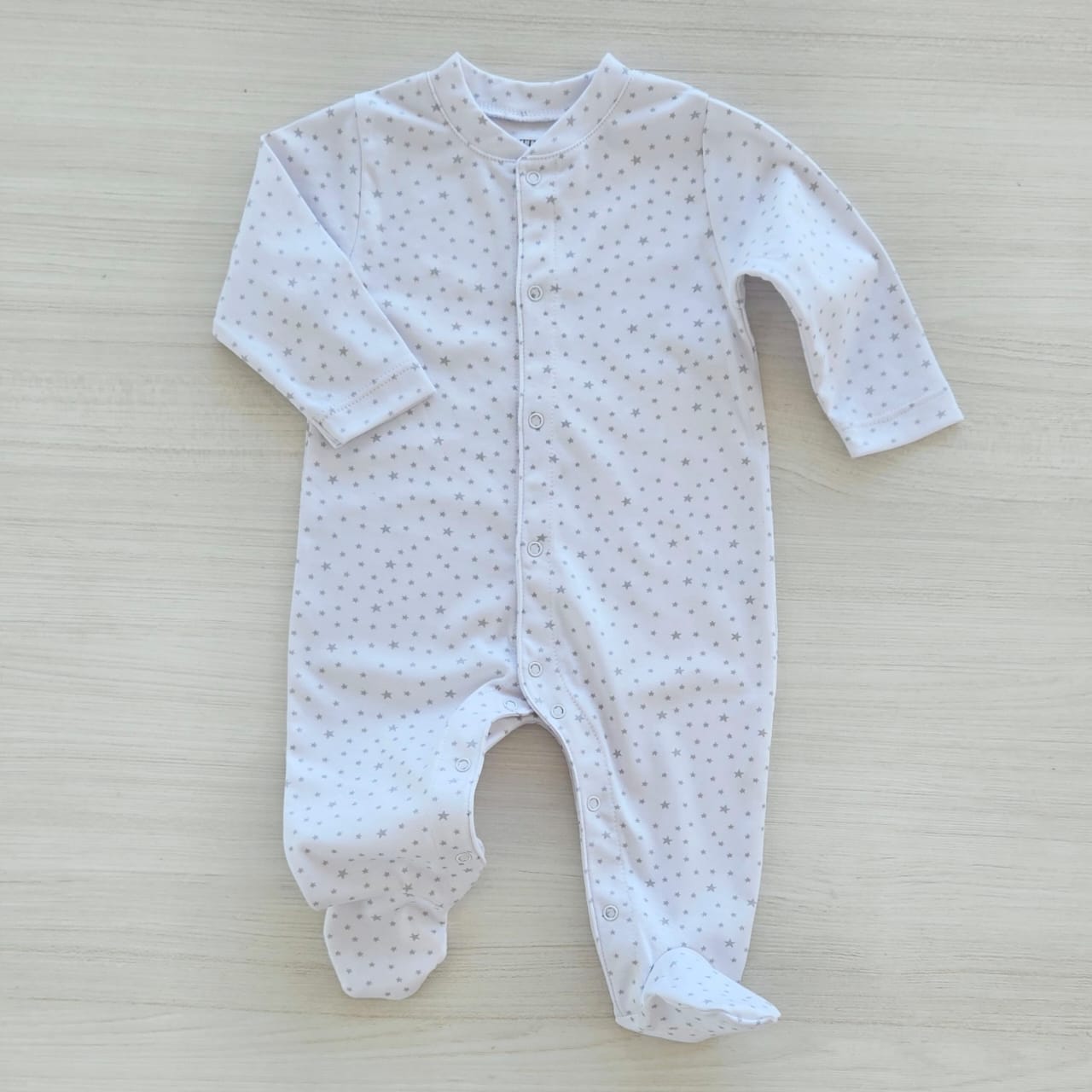 ent110 Enterizo Estrellas Gris - Imagen 1