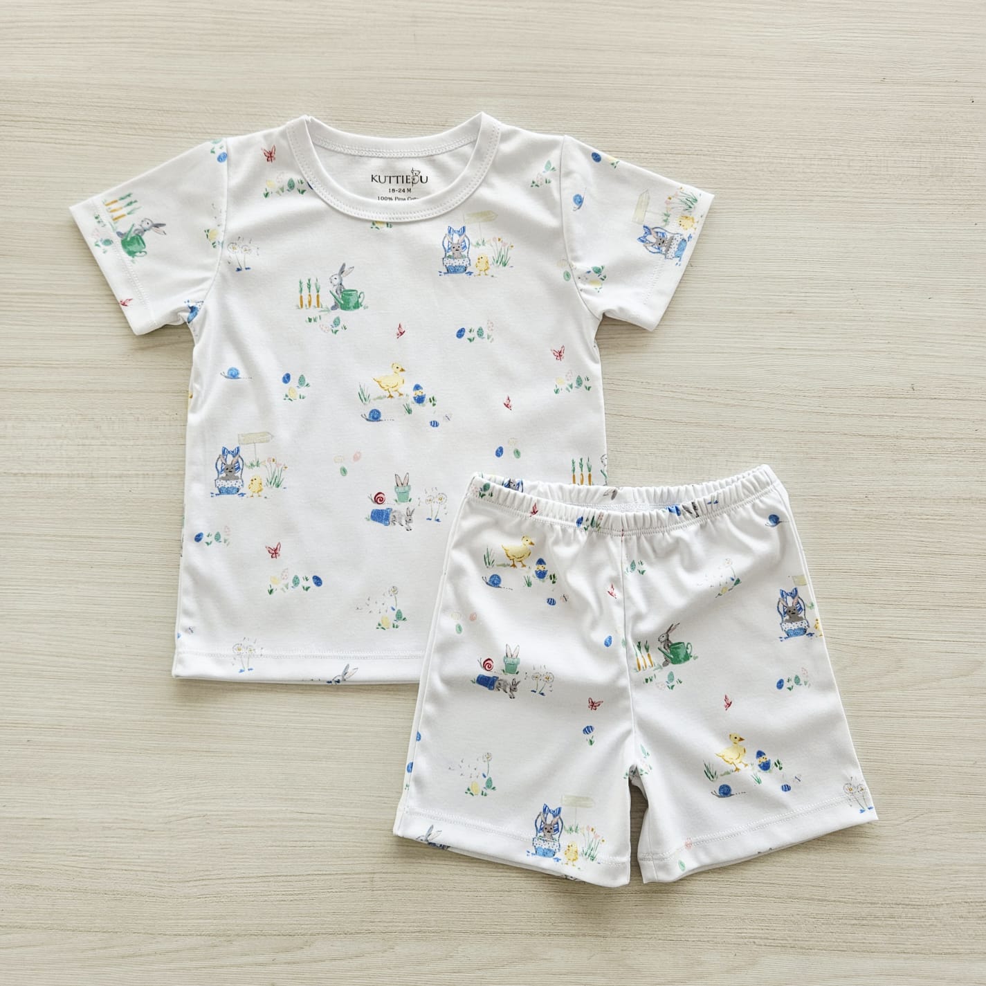 0008 Pijama manga corta Chicks - Imagen 1