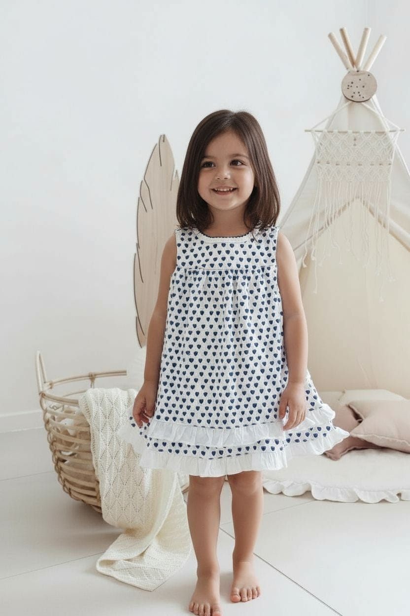 00047 Vestido más bombachita Corazones - Imagen 1