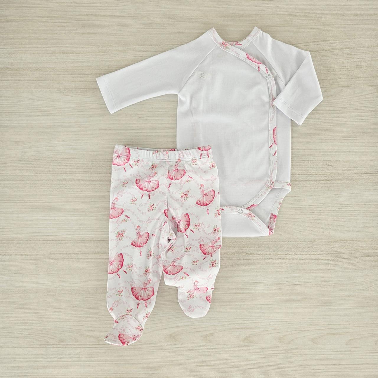 f83 Body cruzado M/L más pantalón con pie Ballet - Imagen 1